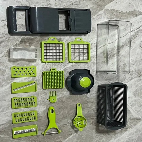 12 In 1 Nicer Dicer Plus Vegetable Slicer Chopper - Image 2