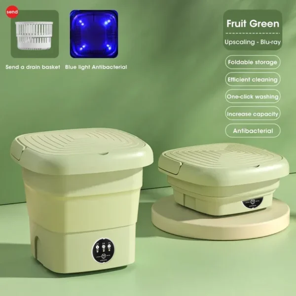 Semi-automatic Mini Folding Washing Machine - Image 3