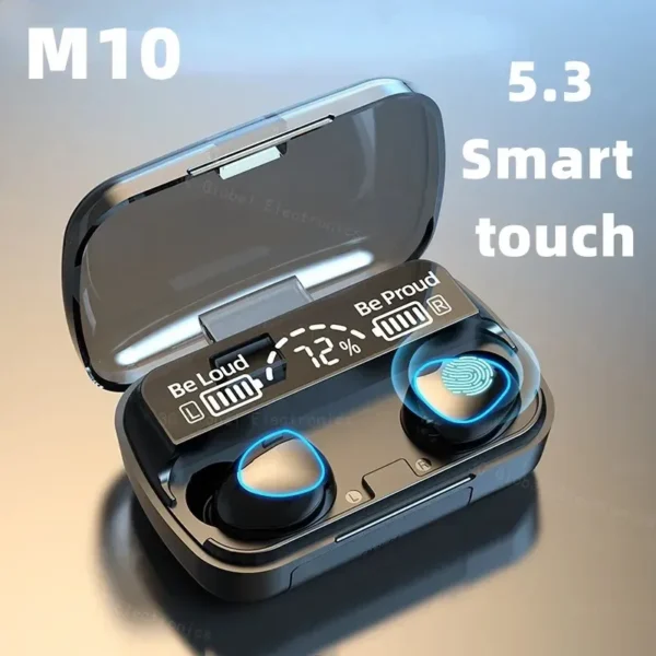 M10 Wireless Bluetooth Earbuds long battery life - Image 2