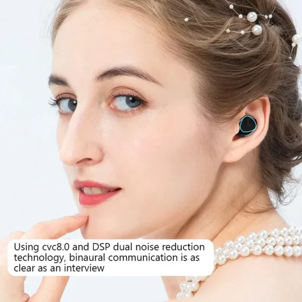 M10 Wireless Bluetooth Earbuds long battery life - Image 3