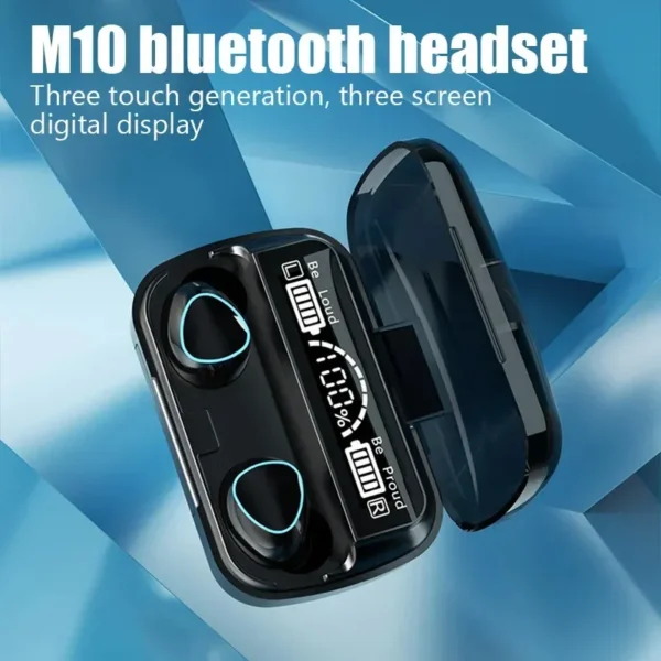 M10 Wireless Bluetooth Earbuds long battery life - Image 6