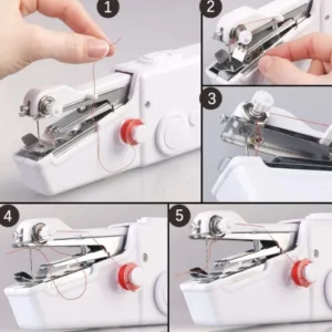 Women Stitching clothes with portable sewing machine on Millimarts